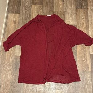 Teenbell Red Knit Large Cardigan